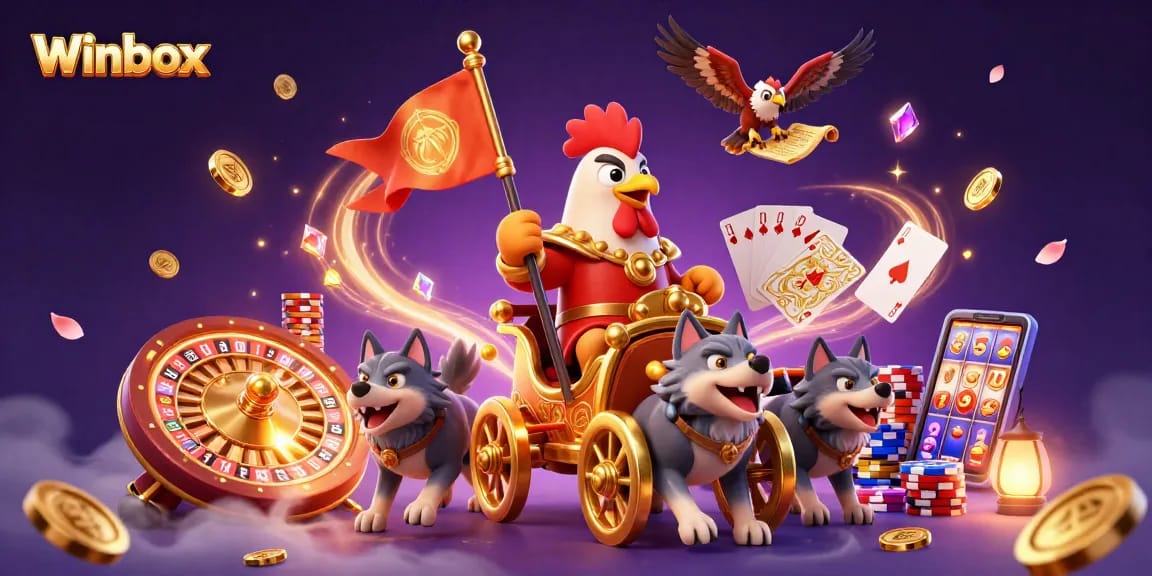 Winbox's exciting gaming experience captures thrilling moments with animated rewards and dynamic gameplay.