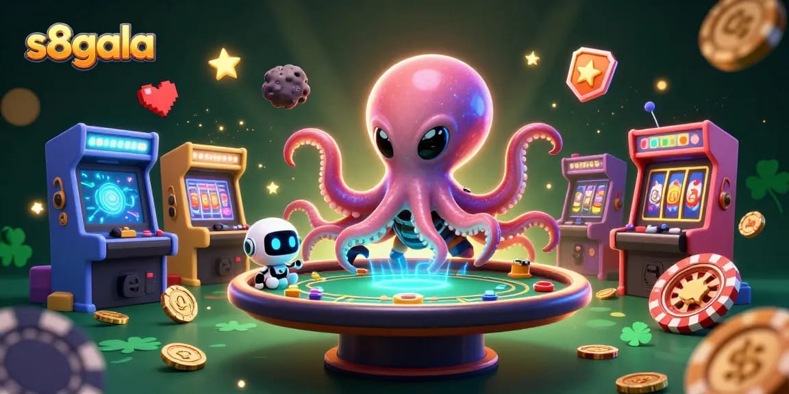 Join s8gala in vibrant 3D cartoon action at the poker table, where winning moments await!