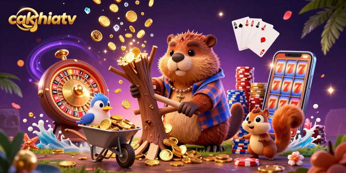 CakhiaTV provides an engaging and entertaining online casino experience with dynamic characters collecting golden coins.