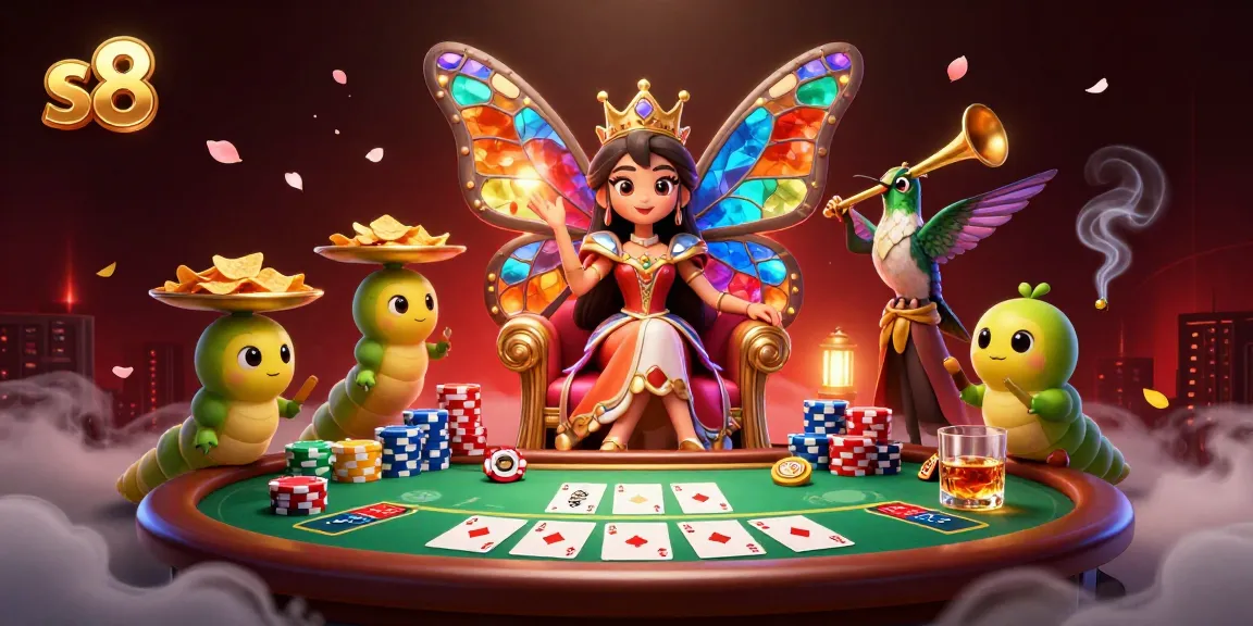 Experience the vibrant world of s8 casino gaming with captivating characters in a 3D scene.