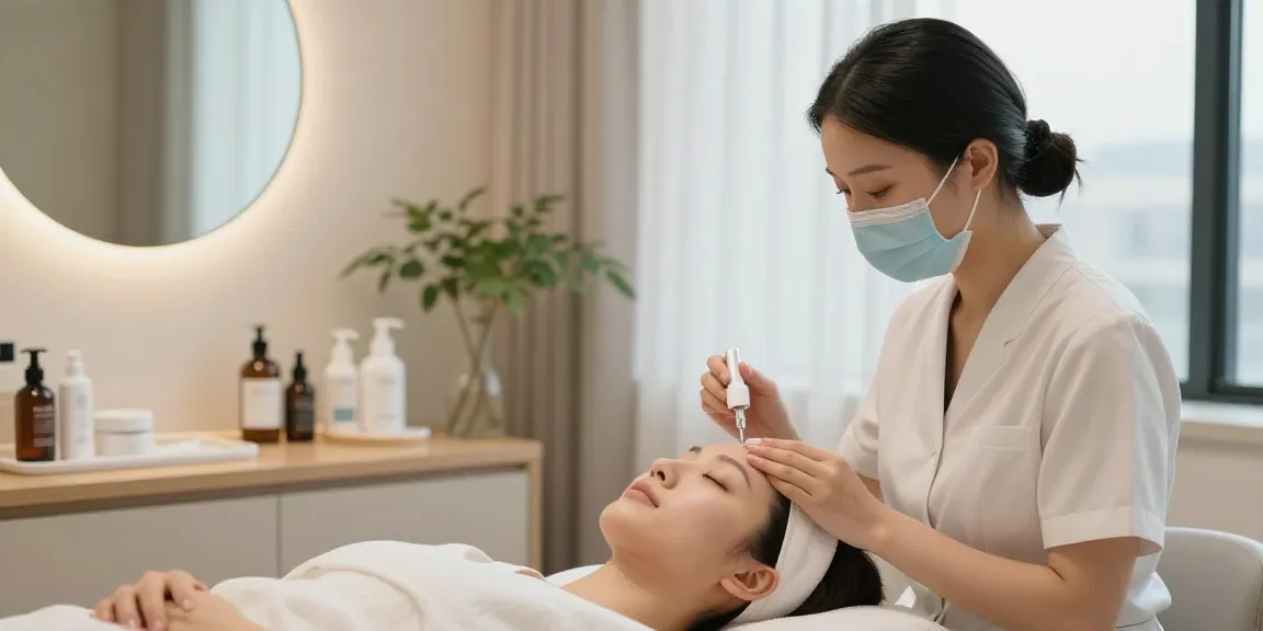 신사역 온다의 피부 재생 치료 모습, 아름다움과 편안함을 조화롭게 표현합니다.