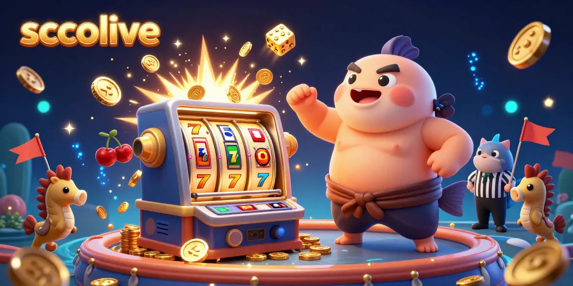 Socolive brings the excitement of jackpot wins to life with a powerful slot machine bursting coins and vibrant symbols in a lively underwater casino scene.