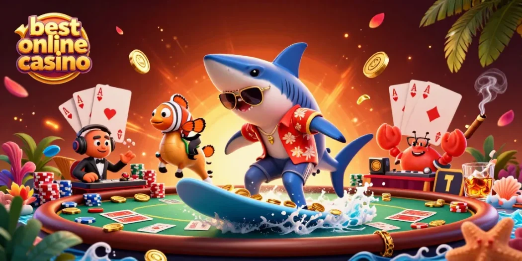 Play at the best online casino with exciting poker action and bright 3D characters.